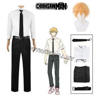Denji Cosplay Costume Halloween Carnival Party Disguise Suit Chainsaw –