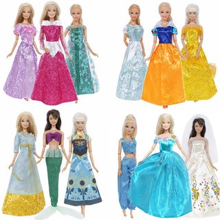 Lote Kit 3 Conjuntos Roupas Para Bonecas Barbie - Não Repete