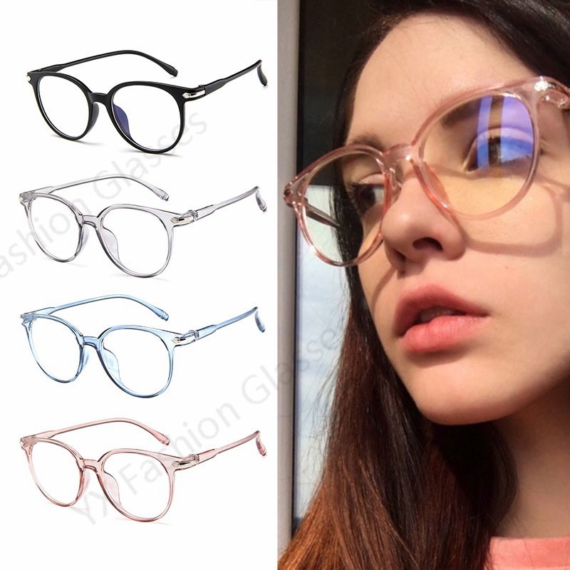 Óculos da moda com lente redonda
