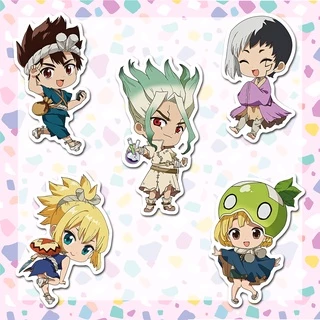 Kit Ímãs Anime Dr Stone - 5 unidades