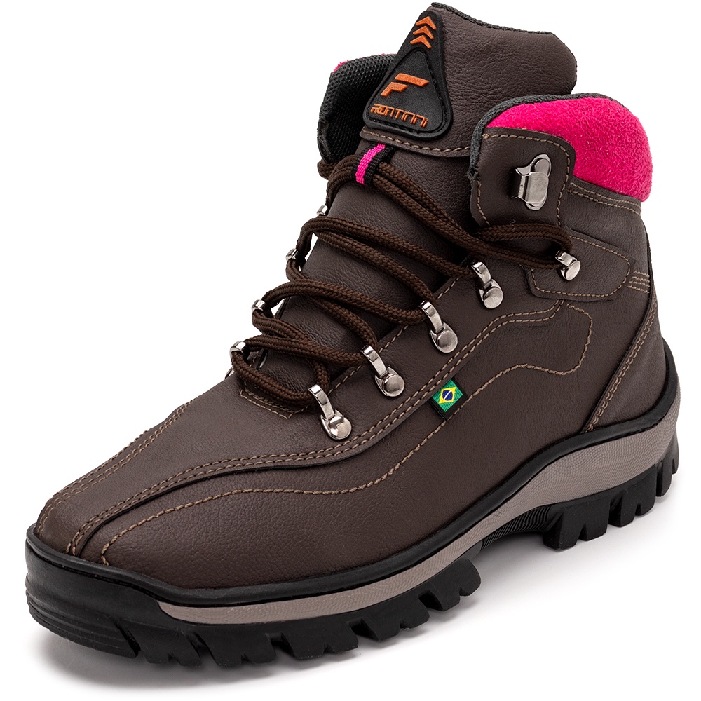 Bota Coturno Feminina Adventure Trabalho Trilha Confortável Palmilha em ...