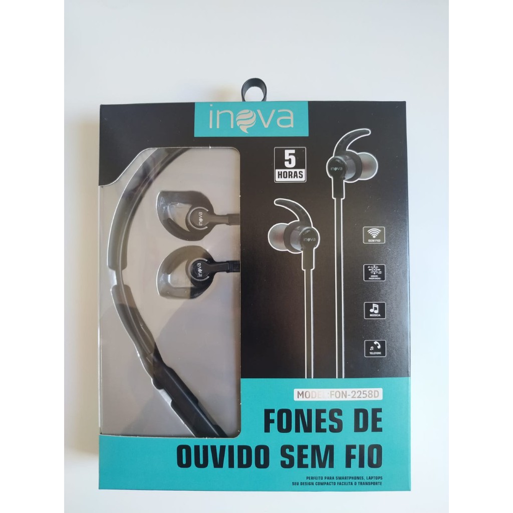 Oferta Fone Ouvido Sem Fio Bluetooth Inova FON-2258D Smartphones Laptop