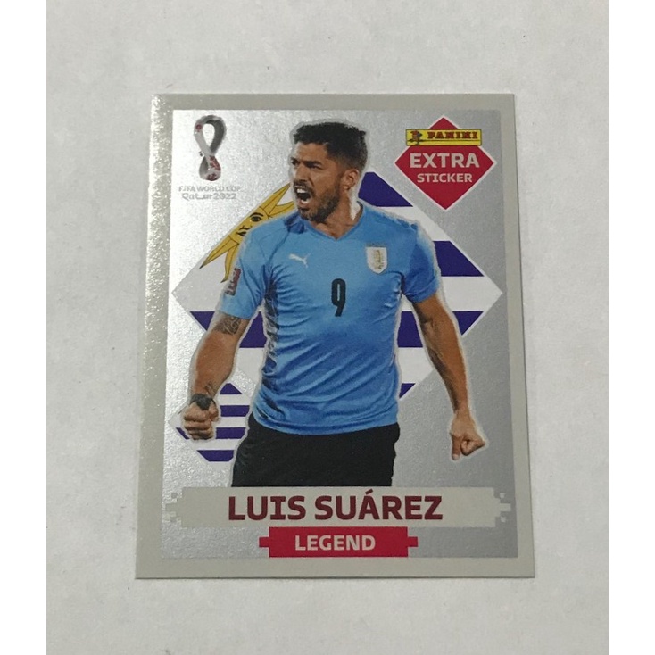 LANCE LIVRE - LUÍS SUAREZ BORDÔ (Base) - EXTRA LEGEND (Uruguai) - Figurinha