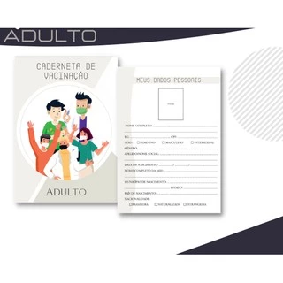 Caderneta de Vacinação Adulto em Oferta na Shopee