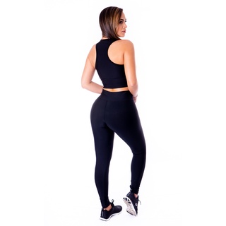 Comprar Top Venari Preto Nadador - Roupas de Academia Feminina