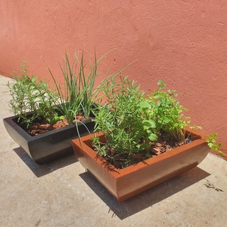 Vaso Cachepô de Mesa Decorativo p/ Plantas Artificiais 34cm