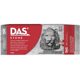 Massa de Modelar Cerâmica Fria DAS Escultura Stone 1kg