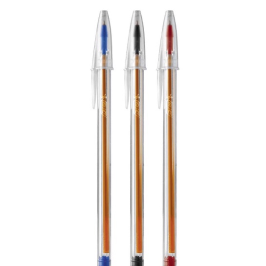 Canetas Bic Cristal com Ponta Fina 0.8mm em Cores Diversas