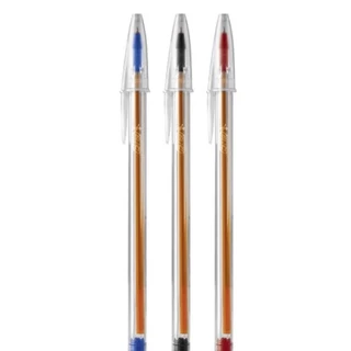 Canetas Bic Cristal com Ponta Fina 0.8mm em Cores Diversas