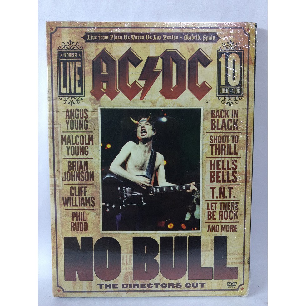 DVD AC/DC - No Bull - The Directors Cut - Novo / Original / Lacrado ...