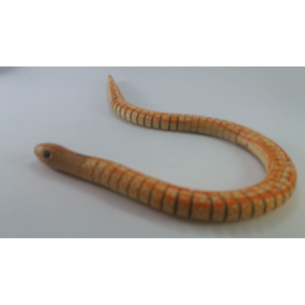 Serpente De Madeira 49cm L&T Comércio E Importação - Lojas Tem