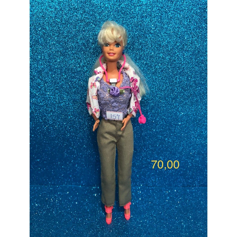 068 Boneca Barbie - Quero ser Médica / Mattel 1999 / A