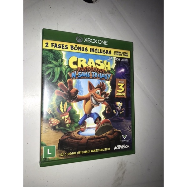 Jogo Crash Bandicoot Trilogy para Xbox One