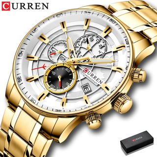 CURREN Relógio Masculino De Quartzo À Prova D