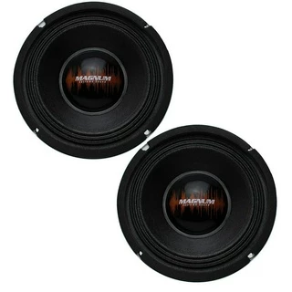 Kit 02 Alto Falantes Magnum Trio 6 Polegadas 150w Rms 4 e 8 Ohms Medio Som Profissional Portas Bob Trio Paredao