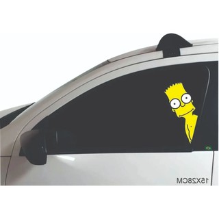 Adesivo bart simpsons motorista / Bart chapado / Carro / Caminhão/ lombrado  em Promoção na Americanas