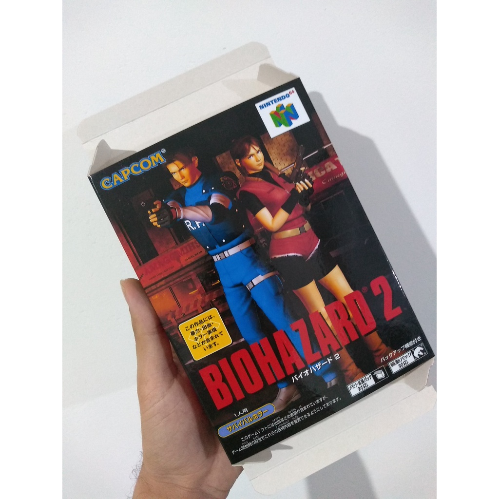 Caixa Biohazard 2 Nintendo 64 | Shopee Brasil