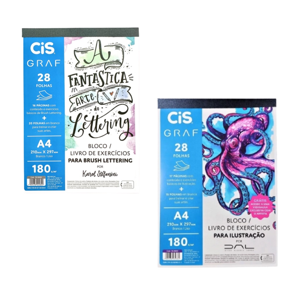 Bloco CiS Graf Ilustração e Lettering | Shopee Brasil