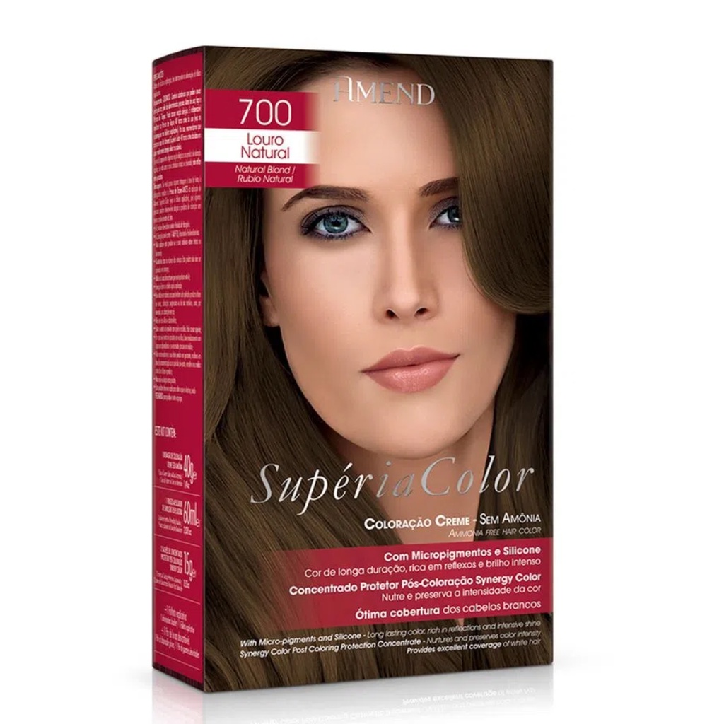 Coloração Creme Sem Amônia Amend Supéria Color Escolha Sua Cor | Shopee ...