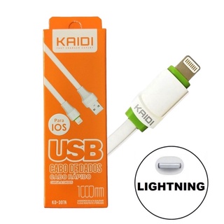 Cabo Carregador iPhone iPad 2.4a Kaidi Premium Original