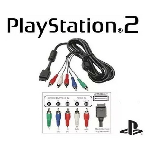 Cabo De Vídeo Componente Hd Para Playstation 2 e 3 LE-1018 IT-BLUE