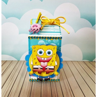 Kit 30 Caixas Personalizadas Bob Esponja - Graciele Alves Artes