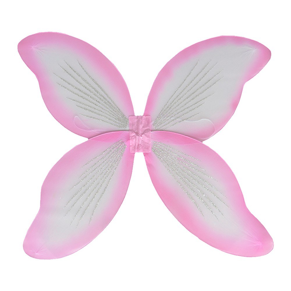 Asa Fada luxo Borda Colorida Com Detalhes