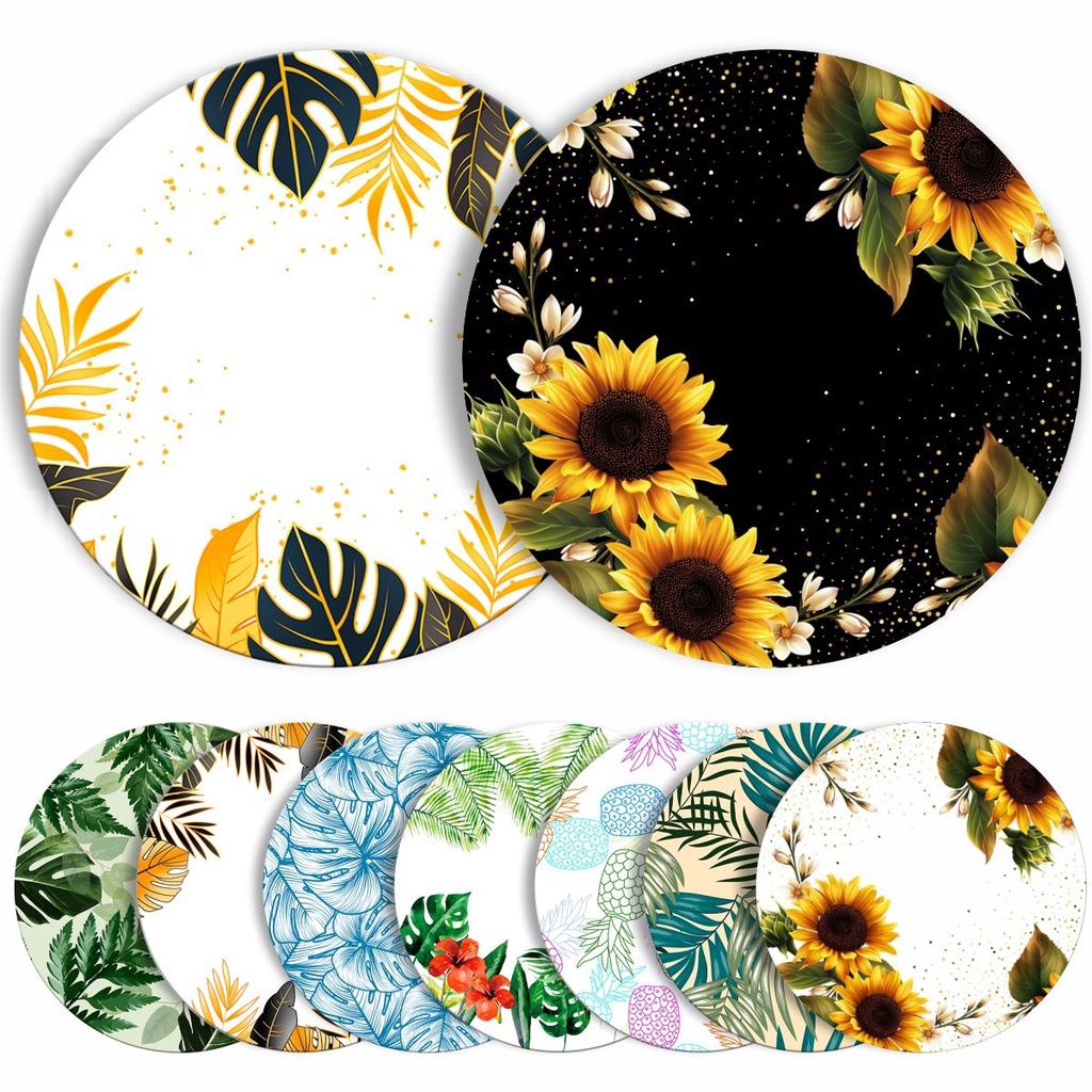 Capa Para Sousplat Tropical Flores - Unidade