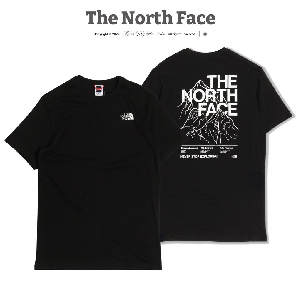 The North Face A Norte Nova Camiseta Masculina Impressa De Manga Curta