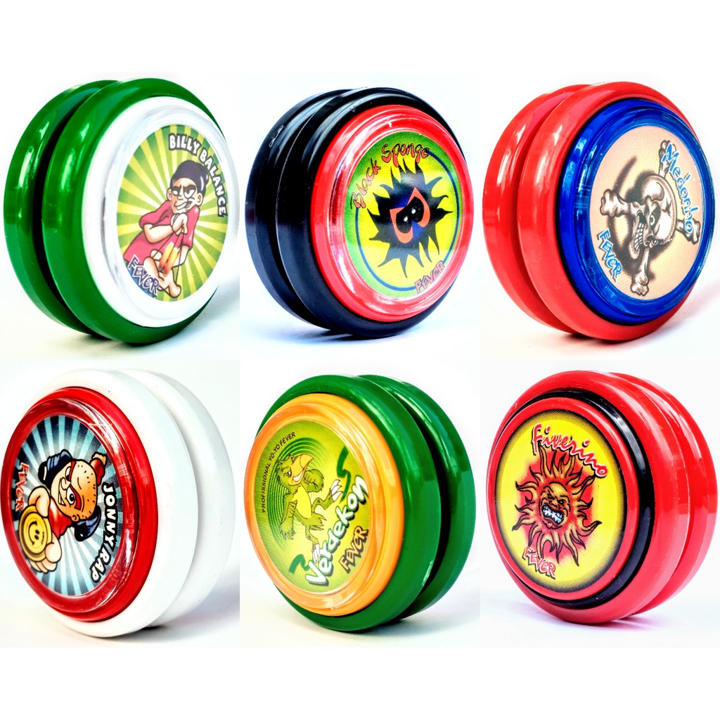 Yoyo Fever Turbo Profissional Eixo Fixo Original + 3 cordas