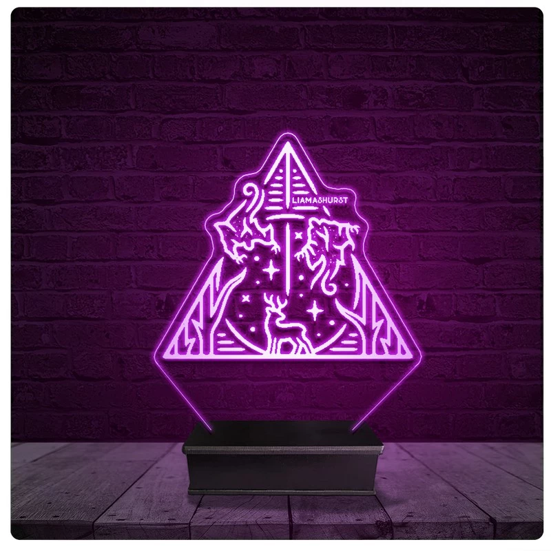 Luminária e Abajur Acrílico Led Dementadores Harry Potter 07
