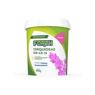 Forth Adubo Para Floração De Orquídeas NPK 09-45-15 / Flores por mais tempo - 400 g
