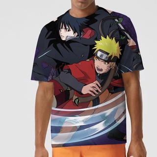 Naruto desenhos animados 3D imprimir t-shirt, camisa de manga
