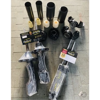 04 Amortecedor + 04 Kits batentes + 02 Morcegos corsa Classic corsa celta