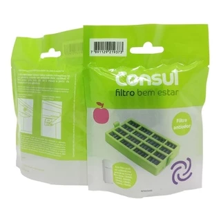 Filtro Original Desodorizador Geladeira Consul Bem Estar Kit 2 Peças W10515645 K00002 em Oferta na Shopee