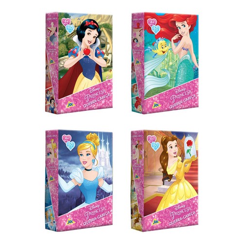 Quebra Cabeça Princesas Disney Presente De Natal Para Menina