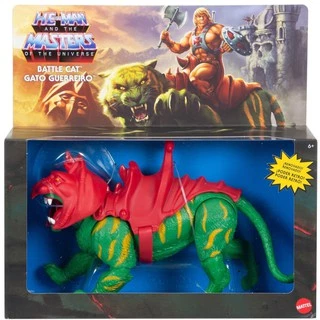 Boneco e Personagens Sortidos Masters of the Universe (MOTU) - He-Man - Skeletor (Esqueleto) - Gato Guerreiro - Panthor - Mattel