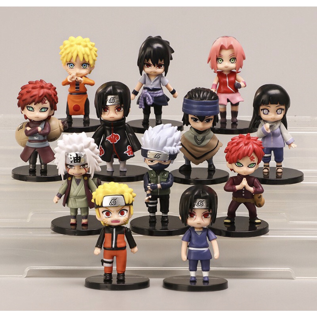 Boneco Miniatura Naruto 7cm PRONTA ENTREGA Jirayia Hinata Action Figure  Itach Sakura Gaara Sasuke Boneca Figuras de Ação Kakashi | Shopee Brasil