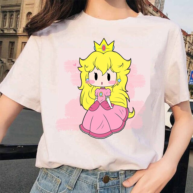 Camiseta princesa mario bros new arrivals