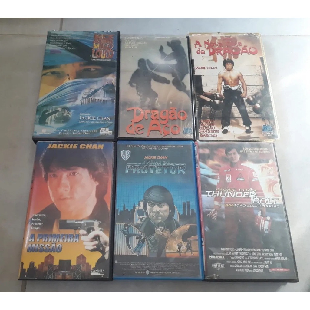 Jackie Chan 6 Dvds Com 12 Filmes Raros No Brasil Dublado