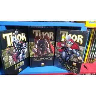 Hq Marvel Deluxe Thor Completo Em nome do Pai, Thor o Cerco, O renascer dos deuses (Lacrado)