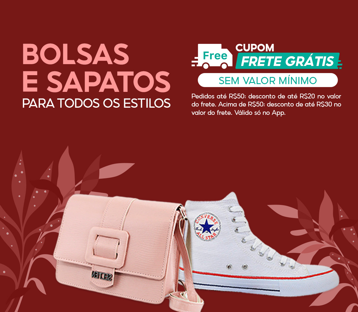 Bolsas 2024 e sapatos