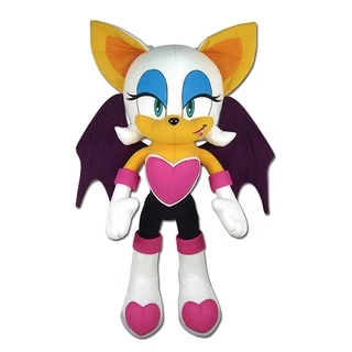 Boneco De Pelúcia Sonic The Hedgehog- Rouge 30cm / Brinquedo Infantil De Pelúcia Flexível
