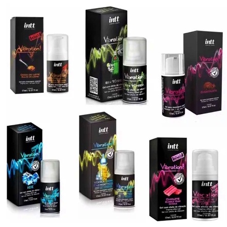 Vibration Gel Excitante Unissex Beijável que Vibra, Pulsa e Esquenta sabores variados