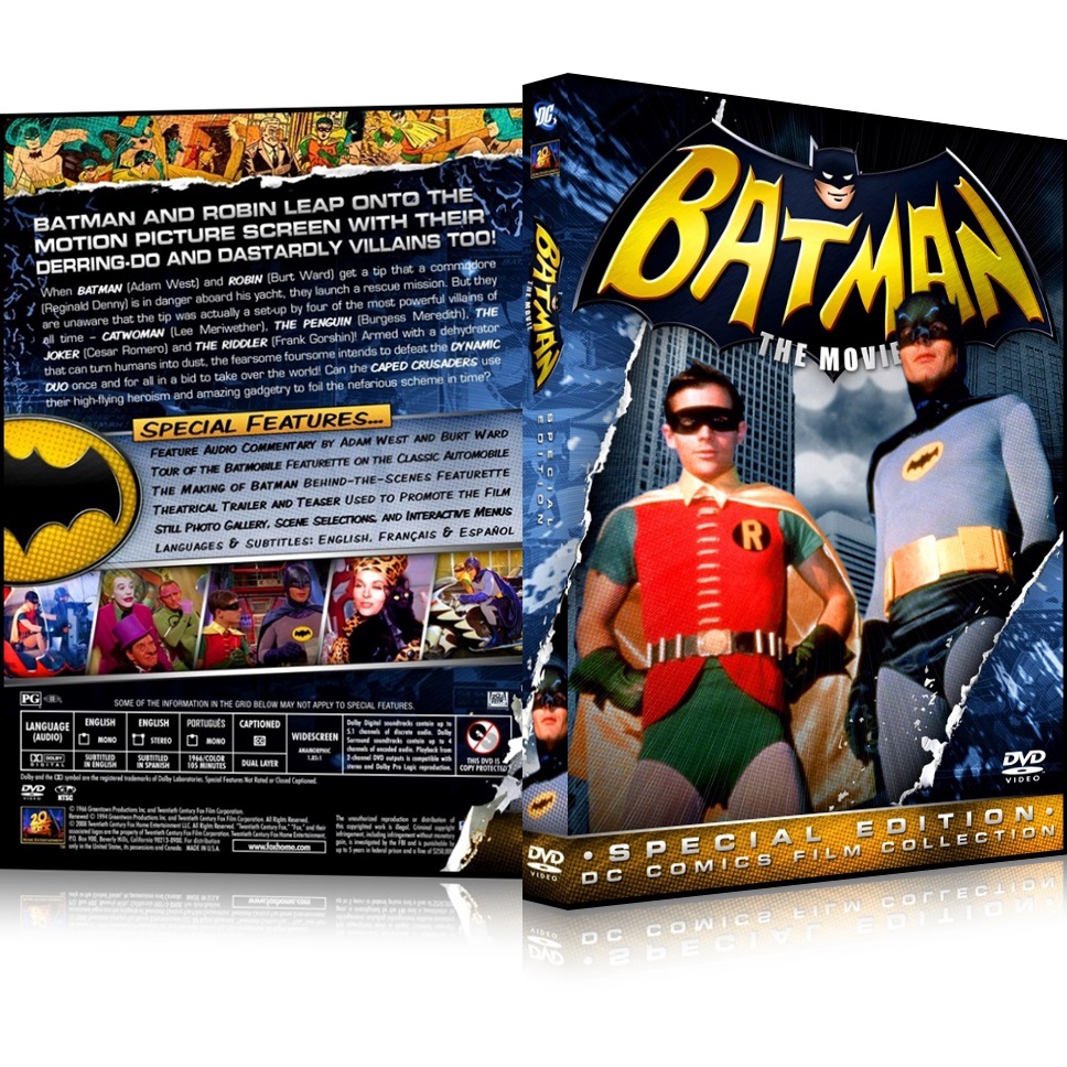 Dvd Batman O Filme que deu origem S rie Adam West 1966