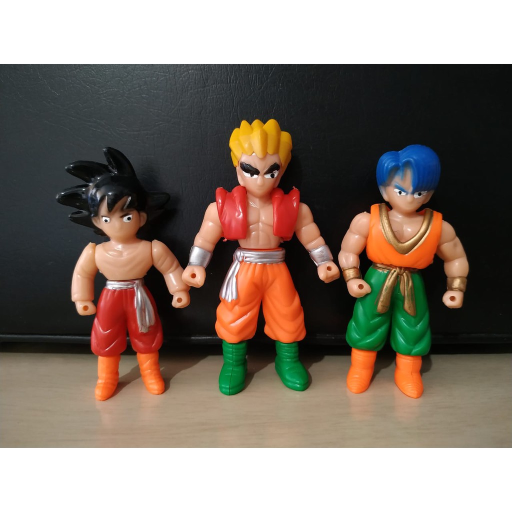 Boneco Dragon Ball Z Goten Trunks Gotenks Super Super Battle Collection Bootleg Articulado 