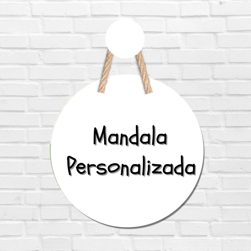 Placa Decoração Infantil Porta Maternidade Personalizada - 25cm diâmetro