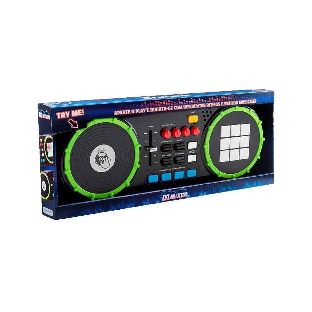 Brinquedo Dj Mixer Multikids Toca Música e Faz Remix BR1175