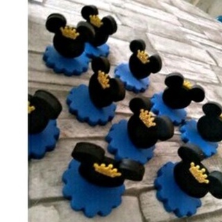 10 apliques do Mickey ou Minnie realizar