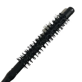 Escova de Cabelo Térmica Fina com Cerdas de Nylon Metalizada para Cabelo Topetes e Barba Extra Fina